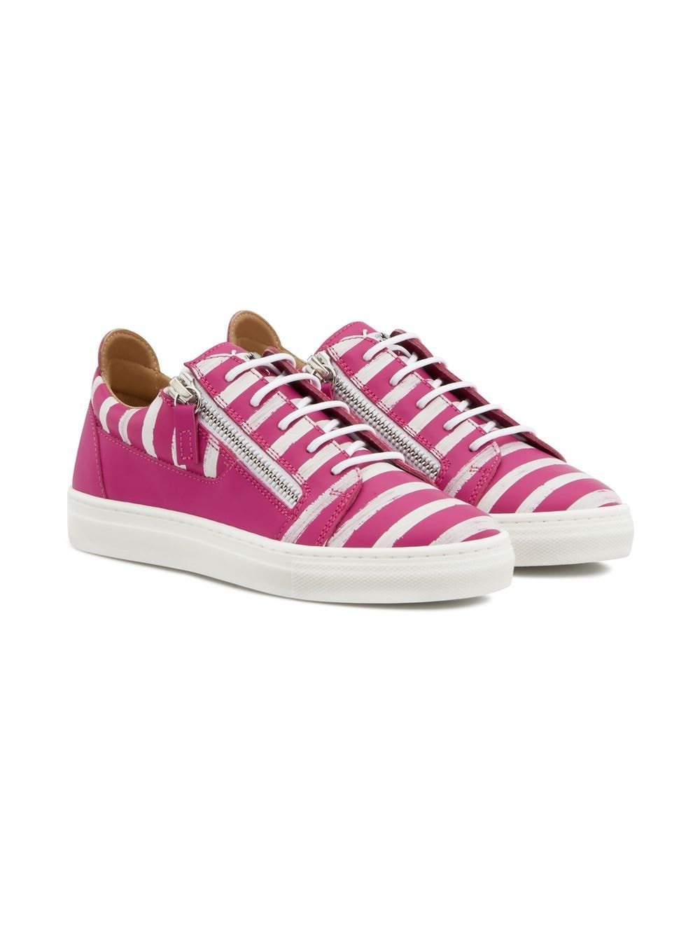 Giuseppe Zanotti Sneakers mit Streifendetail - Rosa von Giuseppe Zanotti