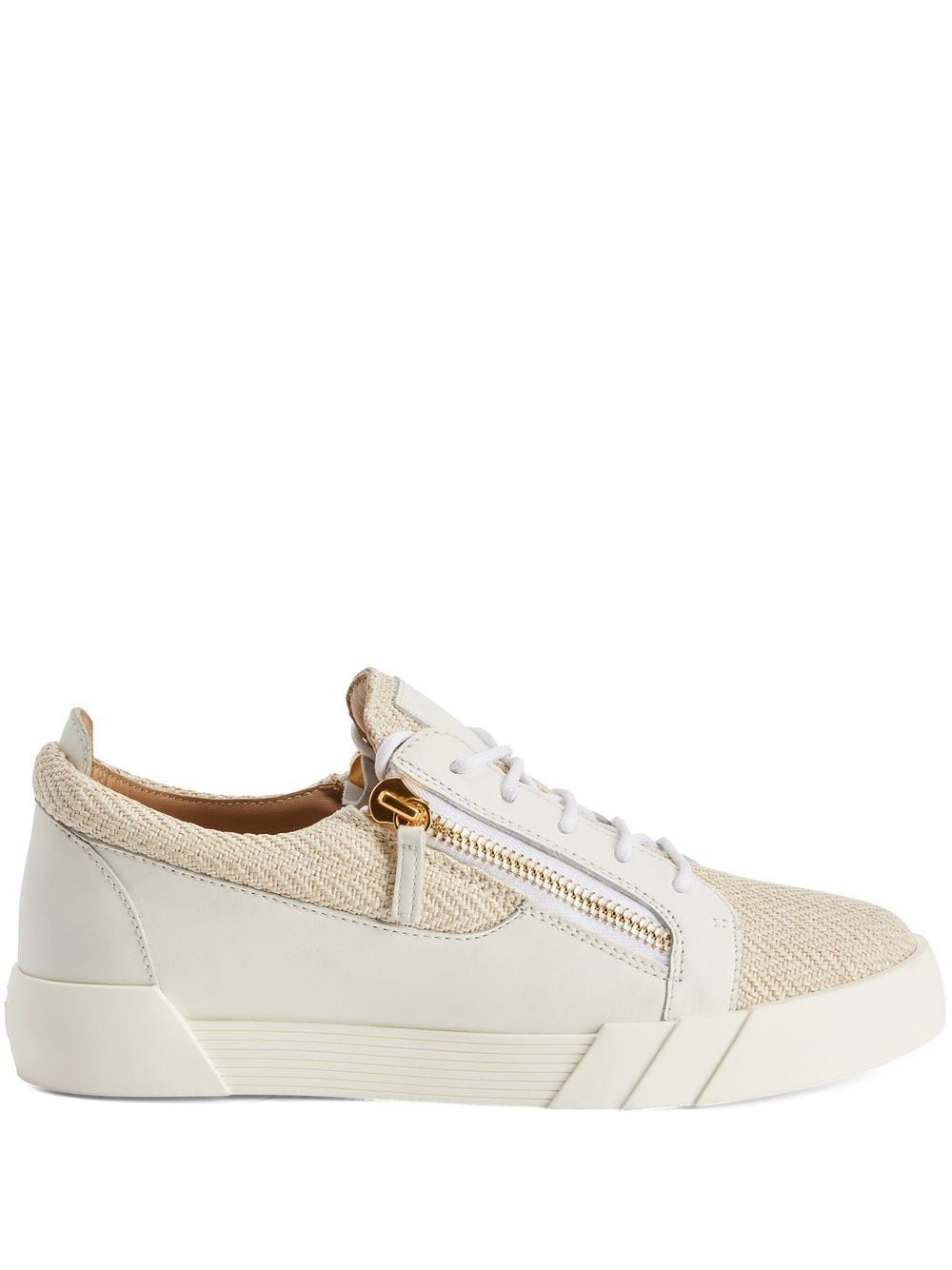 Giuseppe Zanotti Sneakers mit Kontrasteinsätzen - Weiß von Giuseppe Zanotti