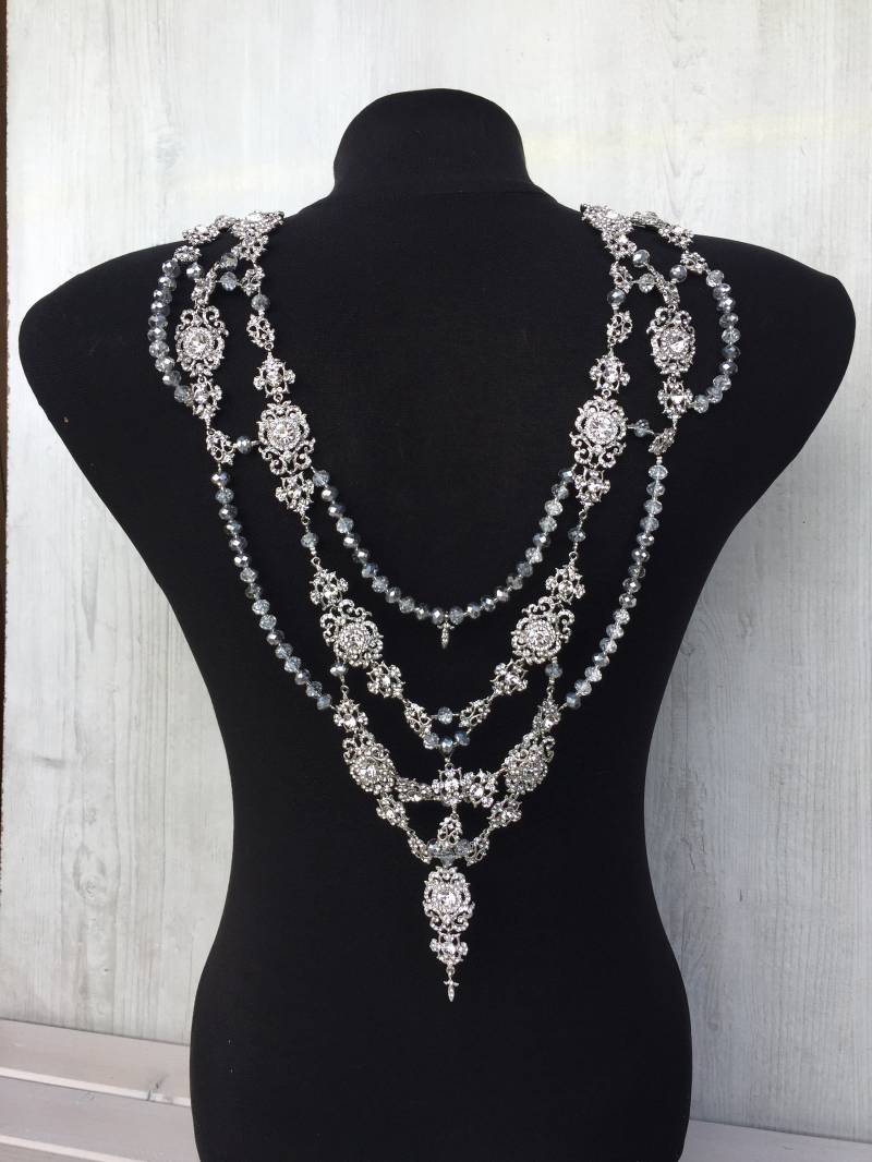 Hochzeit Schulter ~ Brautschmuck Körper Halskette Braut Für Die Kette von GivaMyJewerly