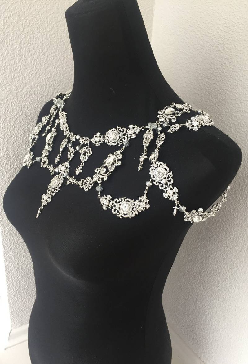 Hochzeit Schulter Halskette ~ Körper Accessoire Für Schmuck Backkette von GivaMyJewerly