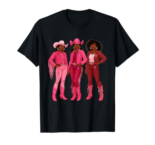 Western Cowgirl Breast Cancer Awareness for Rodeo Women T-Shirt Western Cowgirl Breast Cancer Awareness for Rodeo Women T-Shirt von Give The Breast Cancer Awareness The Boot Ribbon