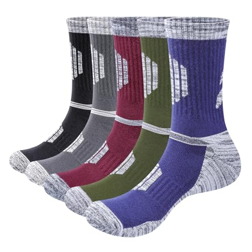 GiveGift Sportsocken für Herren Arbeitssocken Trekkingsocken mit Gepolstert Hochleistung für Männer 37-41,5 Paar von GiveGift