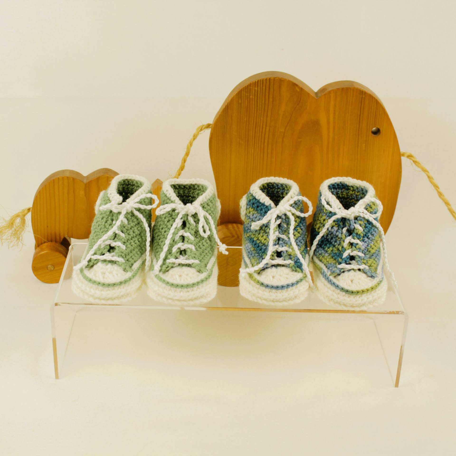 Babysneakers Größe 16-17 in Grün von GiveMeJoy