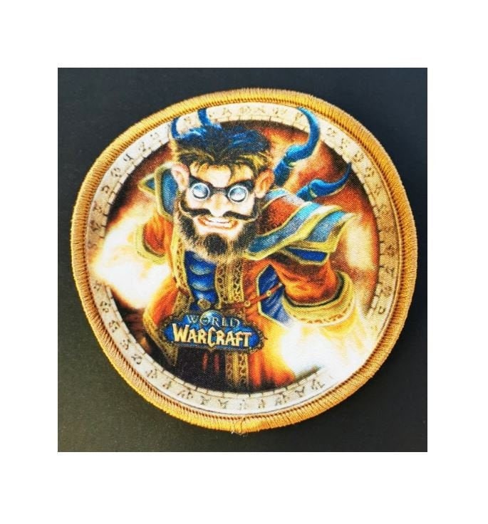 Aufnäher Patch | Aufdruck Von Einem Gnome Warlock - World Of Warcraft | Wow Größe 10 cm von GiveaWayShop
