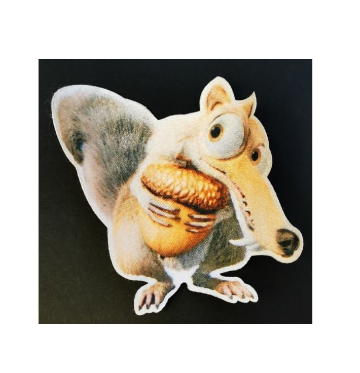 Aufnäher Scrat - Ice Age | Nur Aufdruck Zum Flicken Von Hosenlöchern/Pullover... Größe 11 X 10, 5 cm von GiveaWayShop