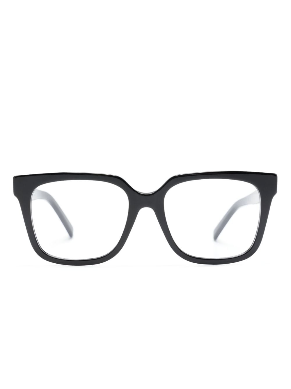 Givenchy Eyewear Eckige Brille mit Logo-Schild - Schwarz von Givenchy Eyewear