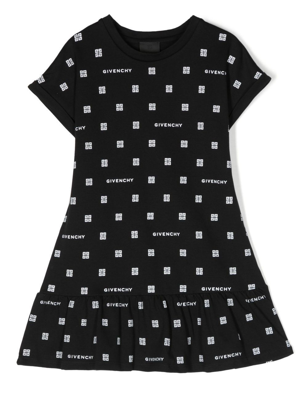 Givenchy Kids Kleid mit Schößchen - Schwarz von Givenchy Kids