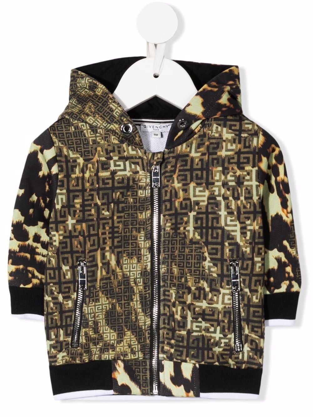 Givenchy Kids Jacke mit Animal-Print - Grün von Givenchy Kids