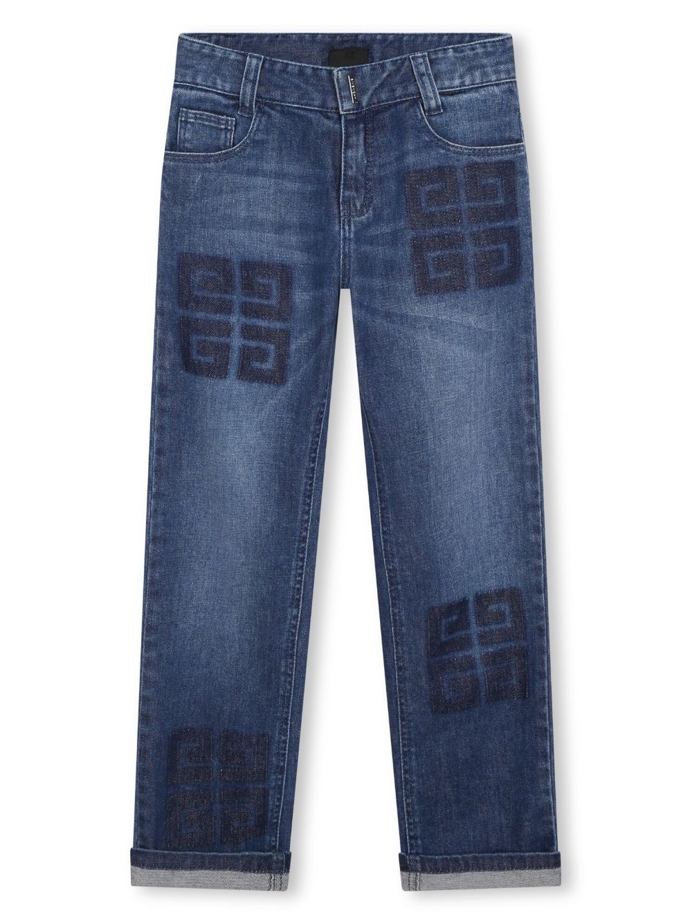 Givenchy Kids Slim-Fit-Jeans mit 4G - Blau von Givenchy Kids