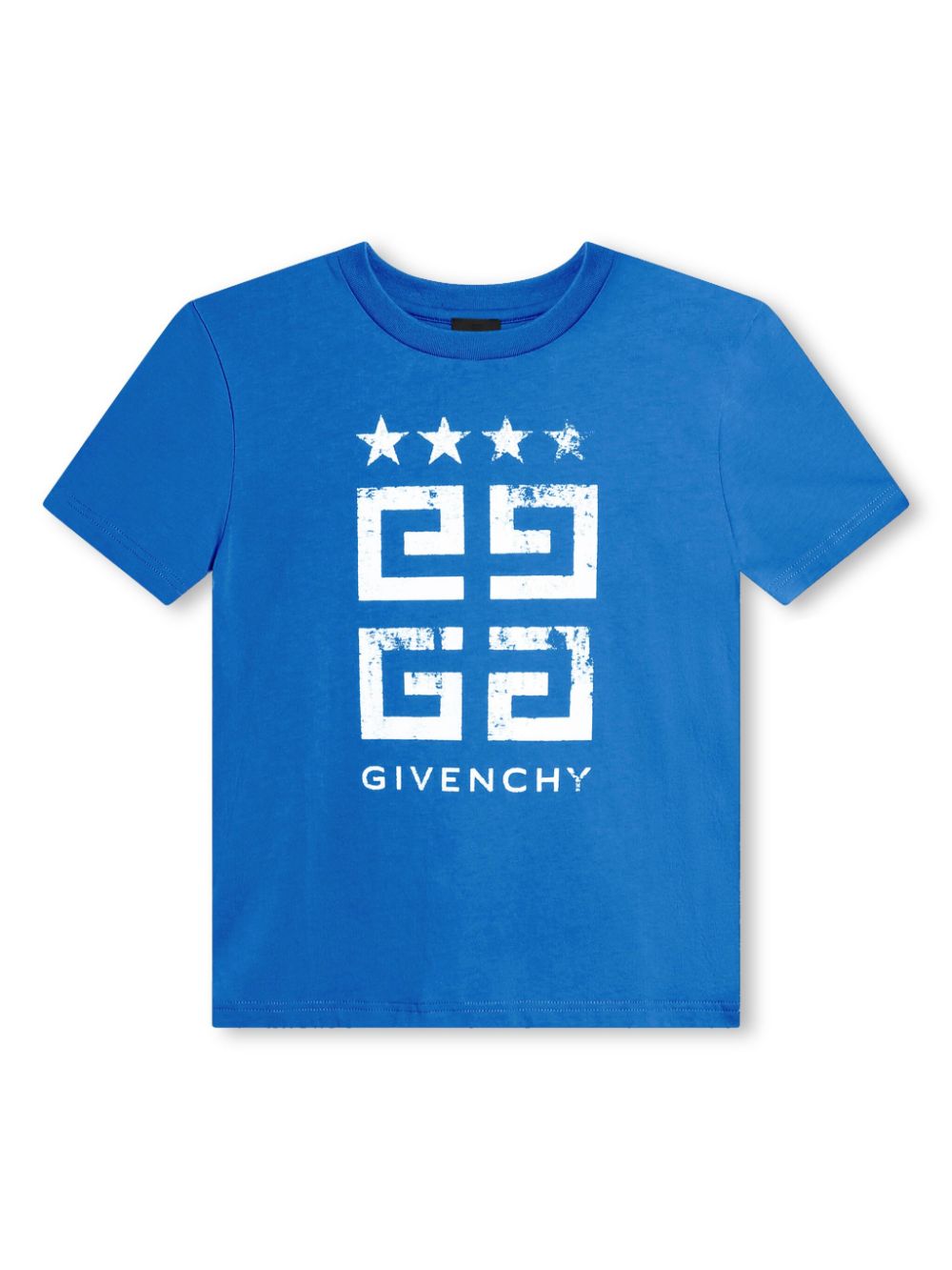 Givenchy Kids T-Shirt aus Bio-Baumwolle mit 4G-Print - Blau von Givenchy Kids