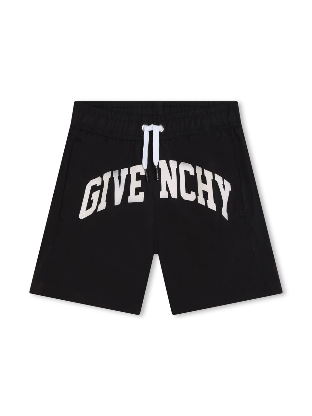 Givenchy Kids Badeshorts mit Ösendetail - Schwarz von Givenchy Kids