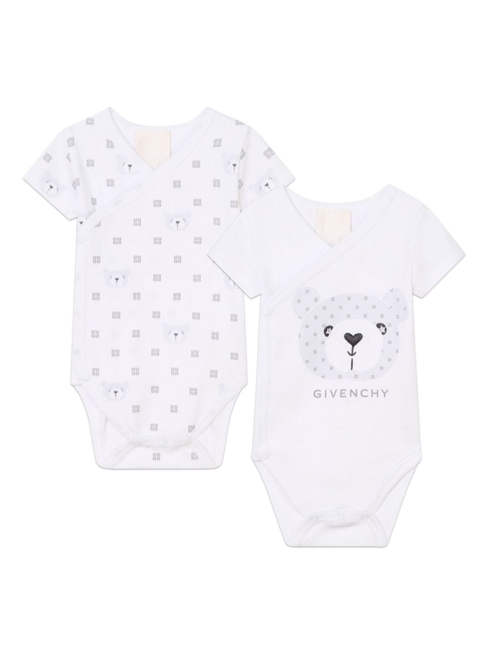 Givenchy Kids Bodys mit Logo-Print, 2er-Set - Weiß von Givenchy Kids