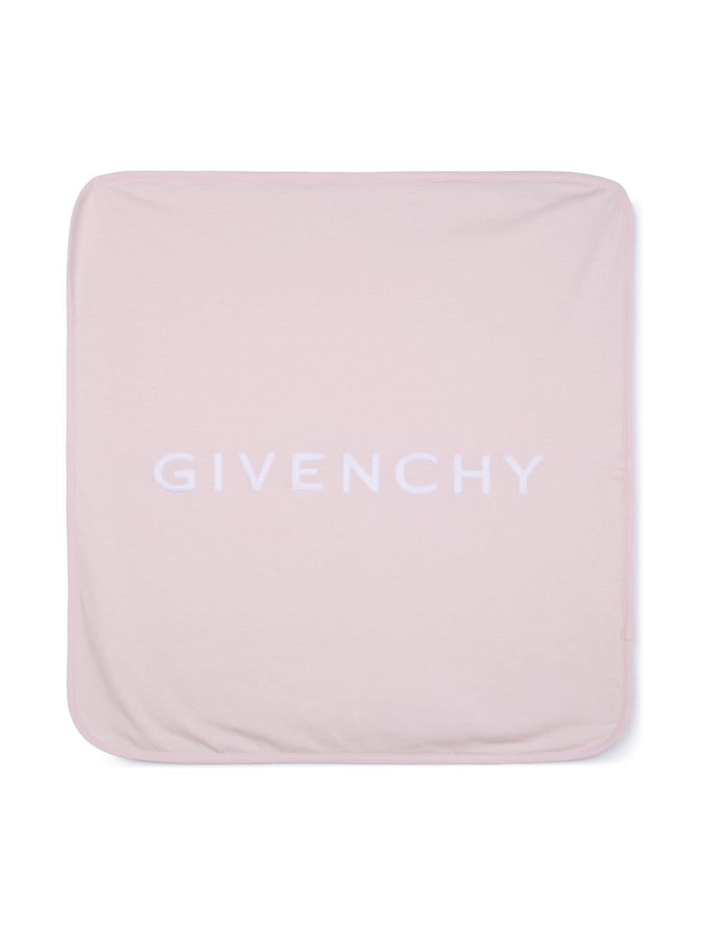 Givenchy Kids Decke mit Logo-Print - Rosa von Givenchy Kids