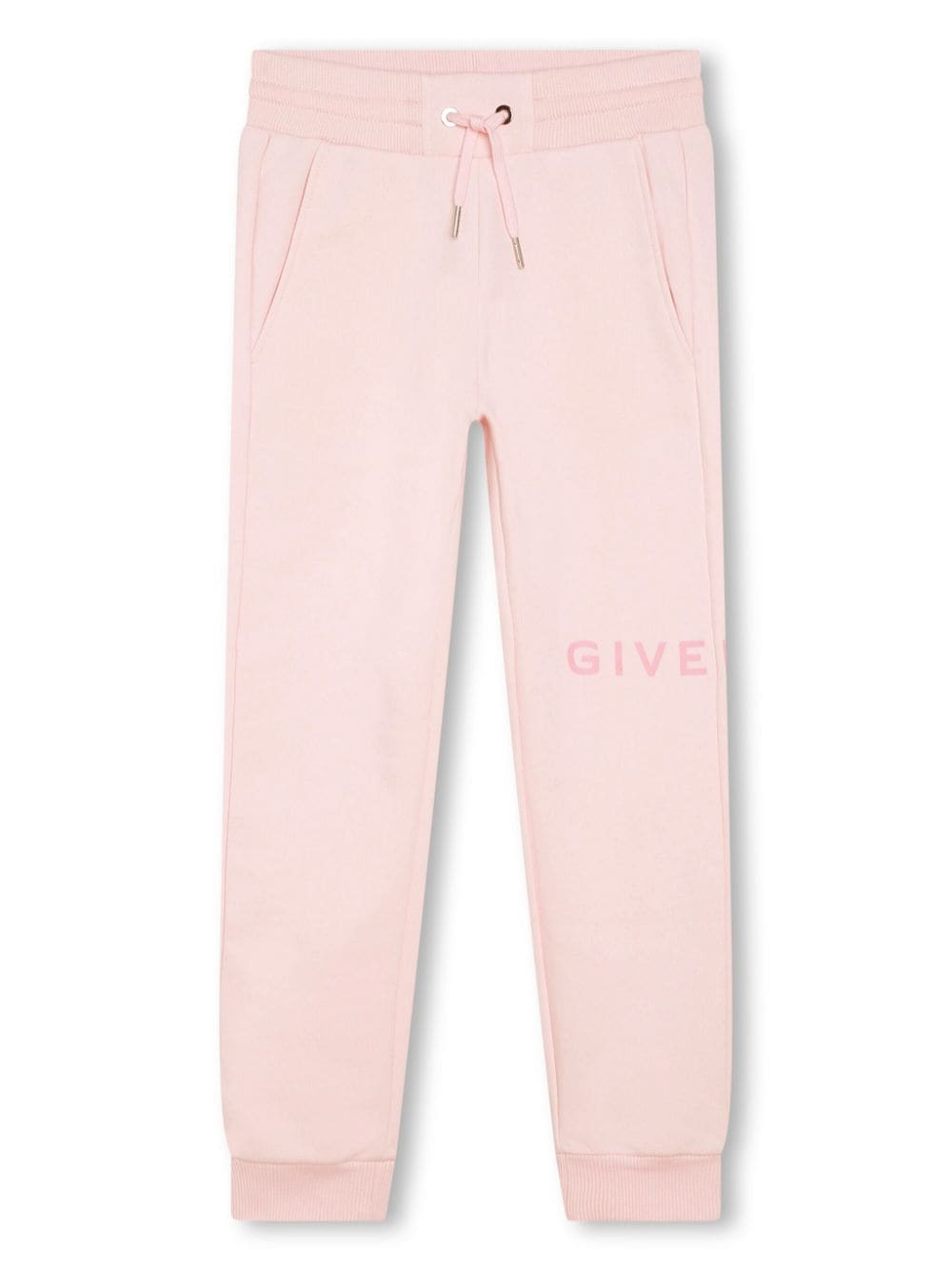 Givenchy Kids Fleece-Jogginghose mit Logo-Print - Rosa von Givenchy Kids