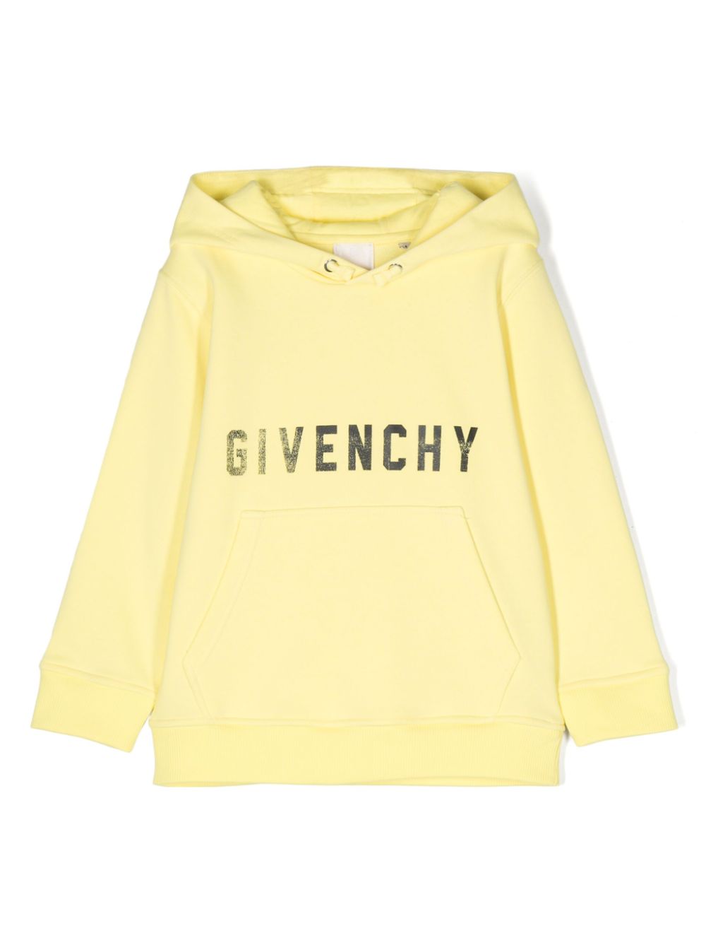 Givenchy Kids Hoodie mit Logo-Print - Gelb von Givenchy Kids