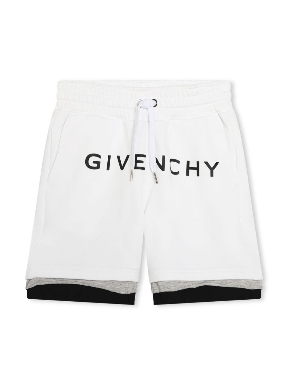 Givenchy Kids Joggingshorts mit Logo-Print - Weiß von Givenchy Kids