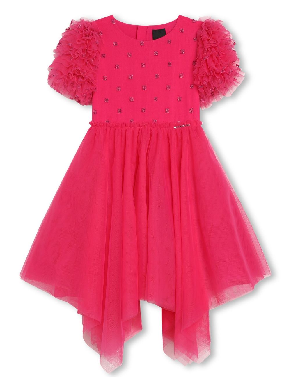 Givenchy Kids Kleid mit Rüschendetail - Rosa von Givenchy Kids