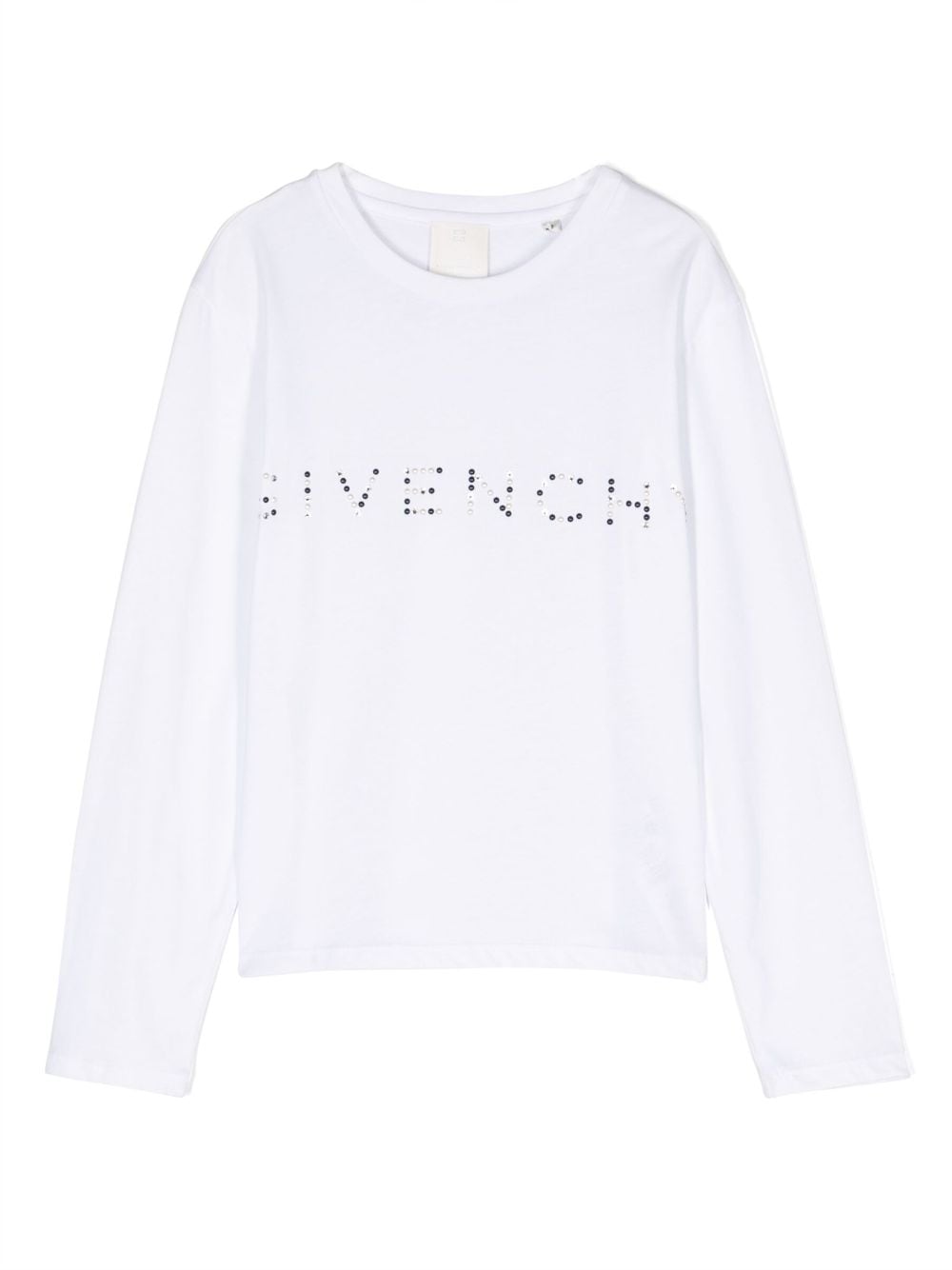 Givenchy Kids Langarmshirt mit Zierperlen - Weiß von Givenchy Kids