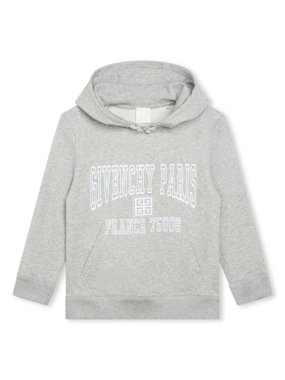 Givenchy Kids Melierter Hoodie mit Logo-Print - Grau von Givenchy Kids