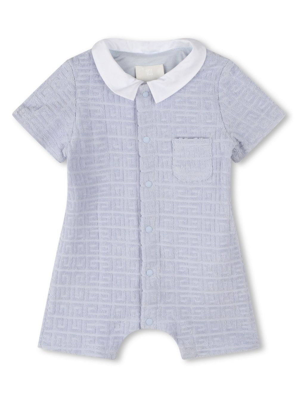 Givenchy Kids Pyjama mit Logo-Stickerei - Blau von Givenchy Kids