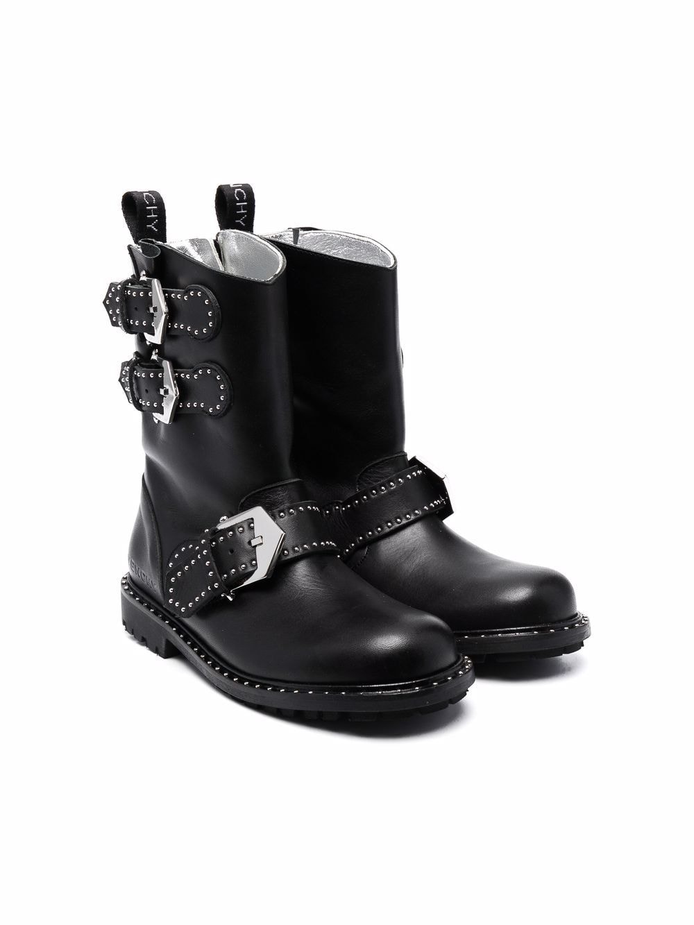 Givenchy Kids Stiefel mit Nieten - Schwarz von Givenchy Kids