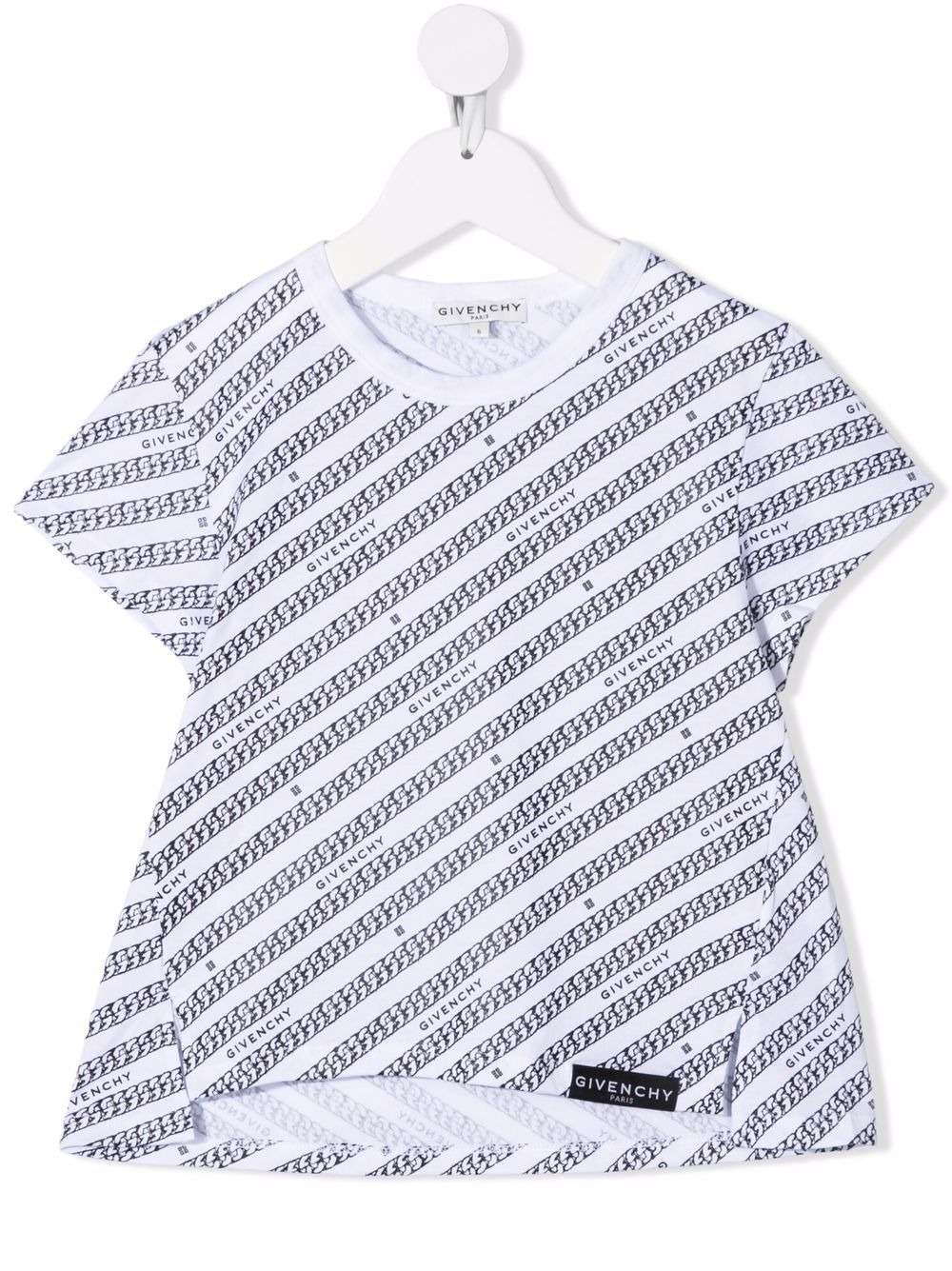 Givenchy Kids T-Shirt mit Ketten-Print - Weiß von Givenchy Kids