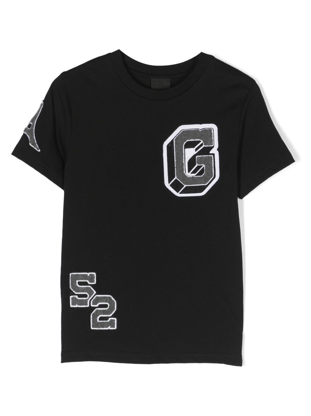 Givenchy Kids T-Shirt mit Logo-Applikation - Schwarz von Givenchy Kids