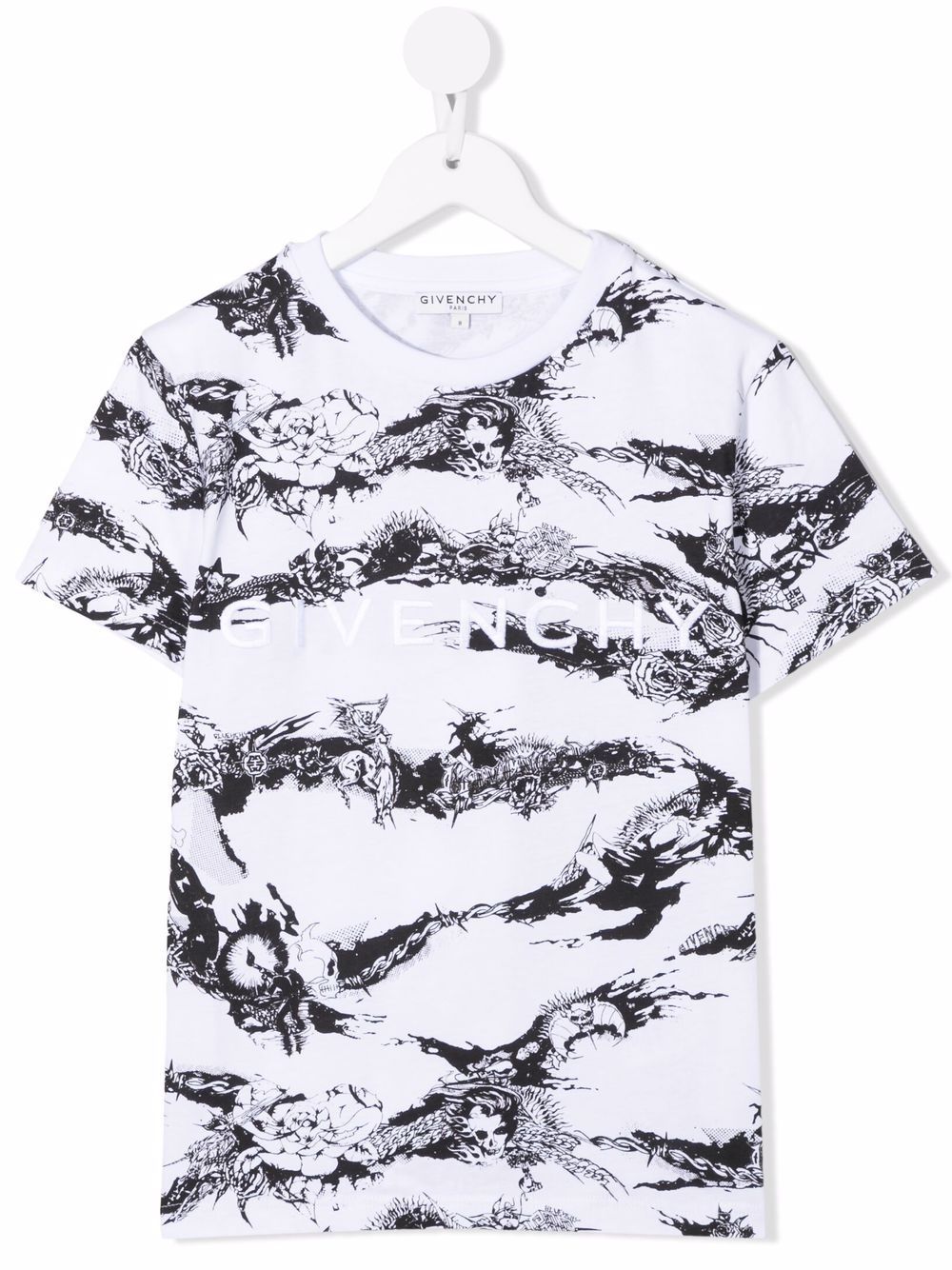 Givenchy Kids T-Shirt mit abstraktem Print - Weiß von Givenchy Kids