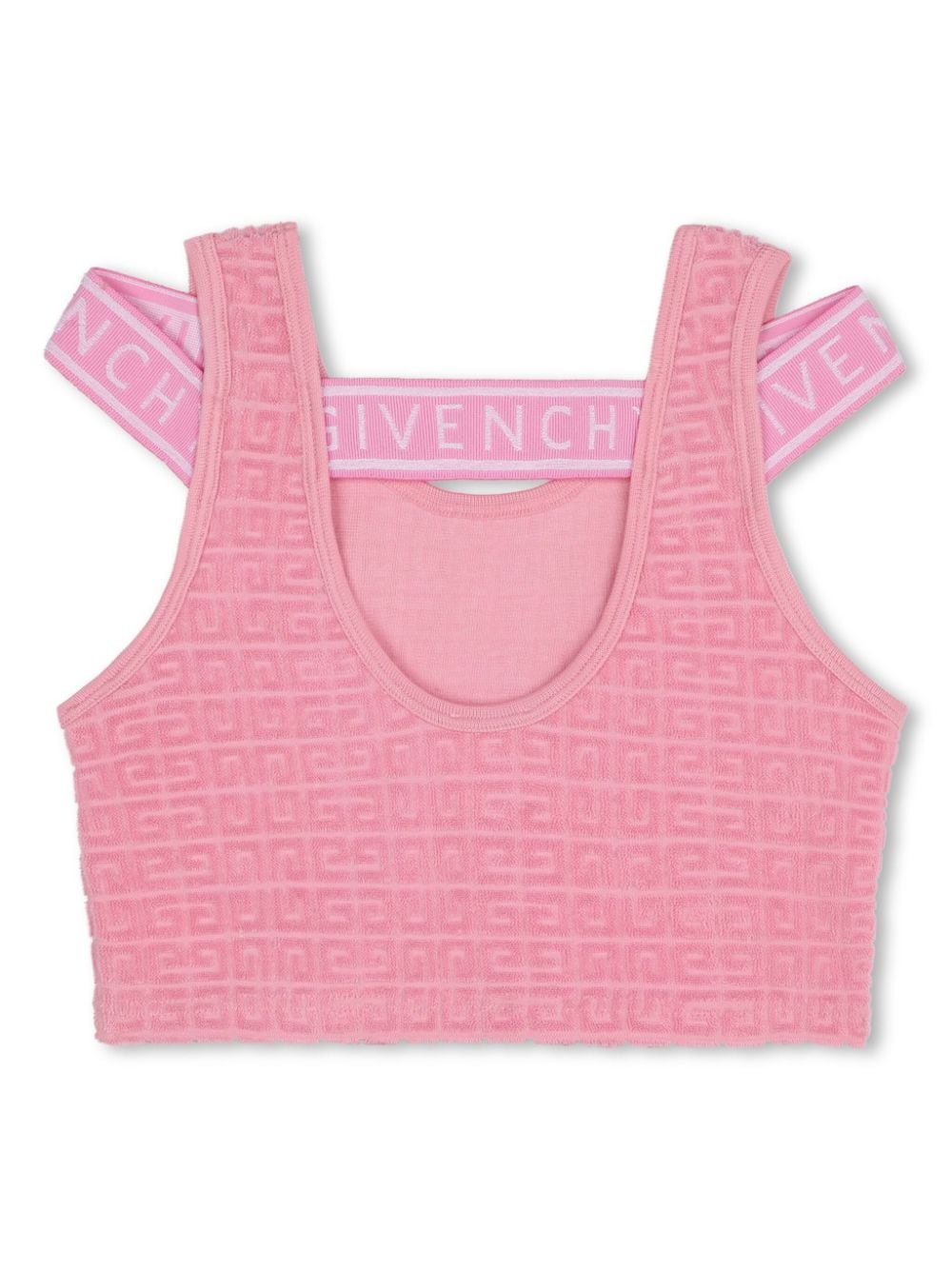 Givenchy Kids Tanktop aus 4G Monogramm-Jacquard - Rosa von Givenchy Kids