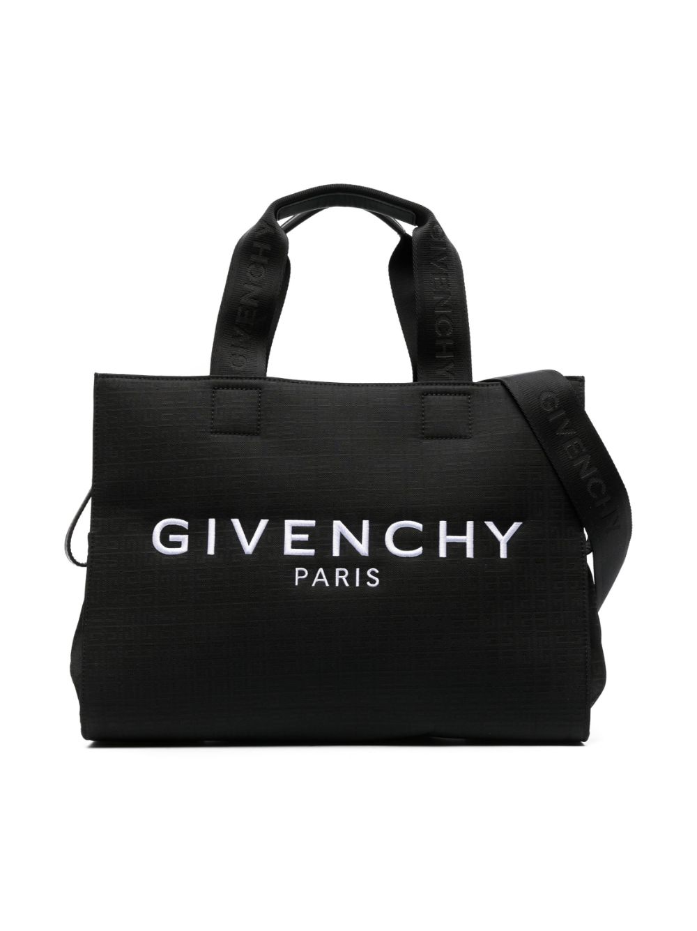 Givenchy Kids Wickeltasche aus 4G Jacquard - Schwarz von Givenchy Kids