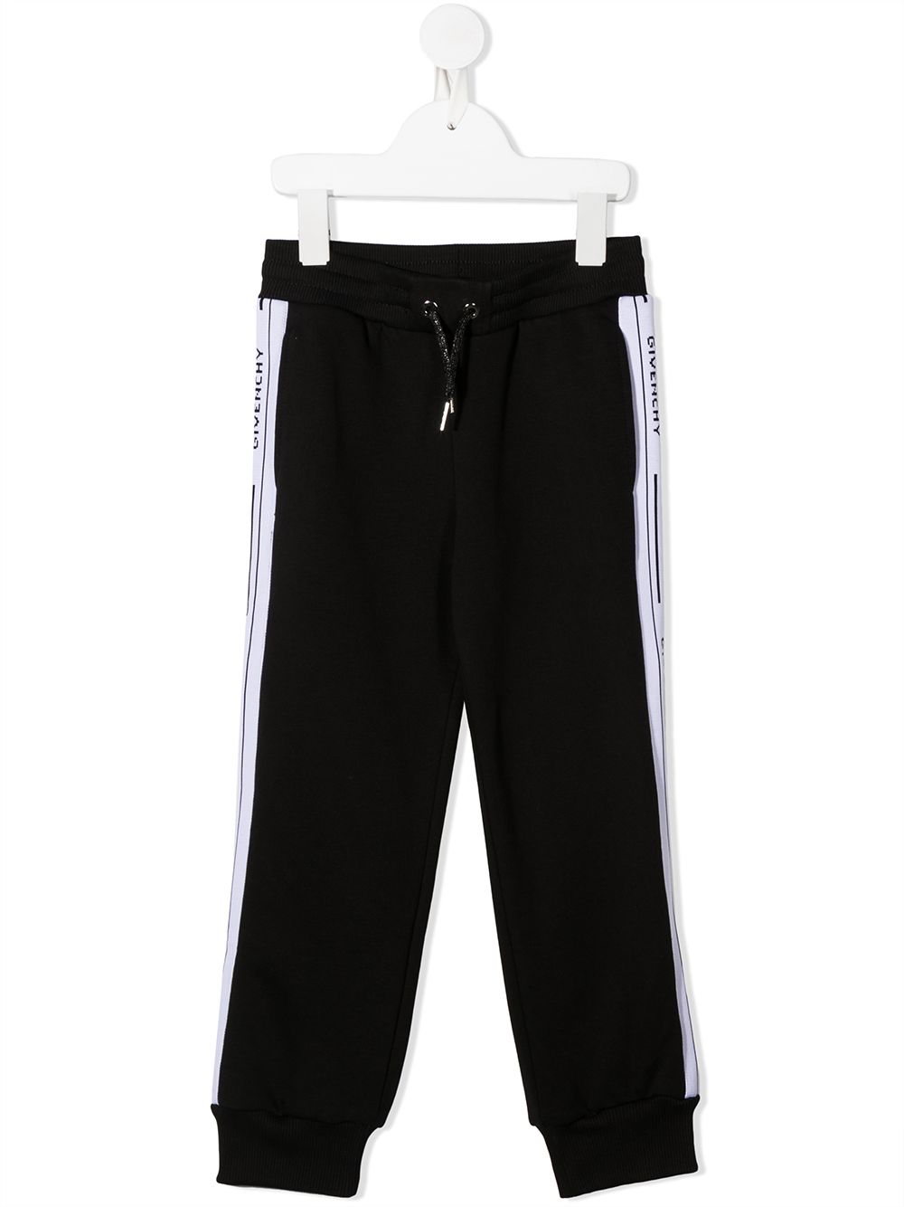 Givenchy Kids Jogginghose mit Logos - Schwarz von Givenchy Kids