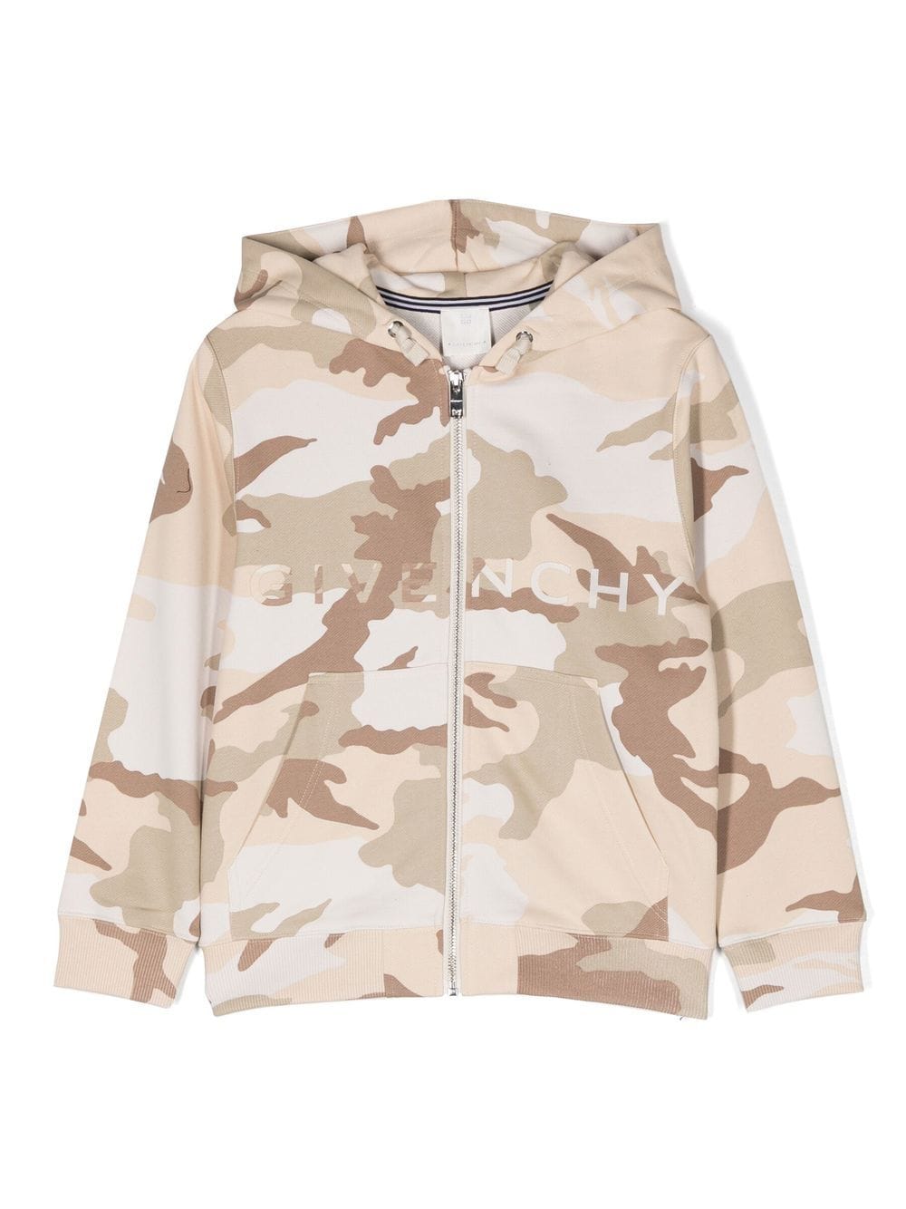 Givenchy Kids Kapuzenjacke mit Camouflage-Print - Nude von Givenchy Kids