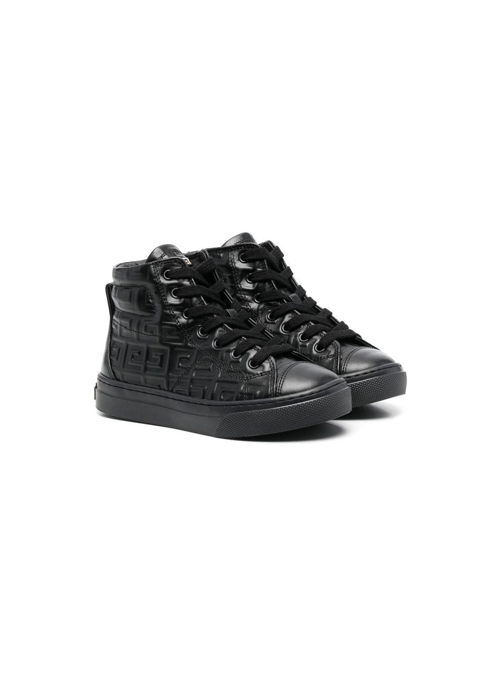 Givenchy Kids High-Top-Sneakers mit Logo - Schwarz von Givenchy Kids