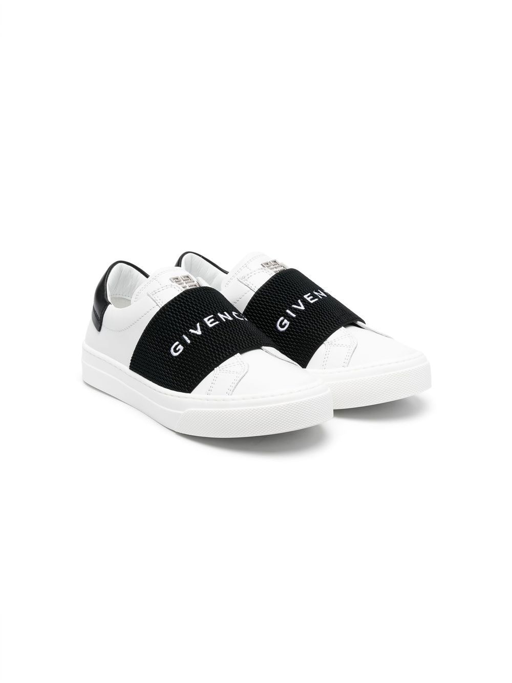 Givenchy Kids Slip-On-Sneakers mit Logo - Weiß von Givenchy Kids
