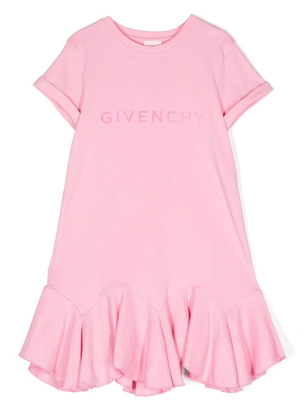 Givenchy Kids Kleid mit Logo-Print - Rosa von Givenchy Kids