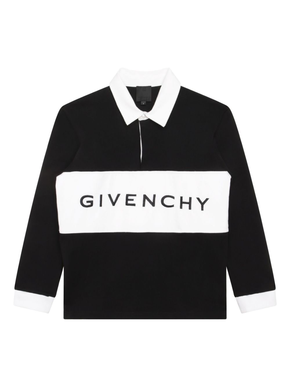 Givenchy Kids Poloshirt mit Logo-Print - Schwarz von Givenchy Kids