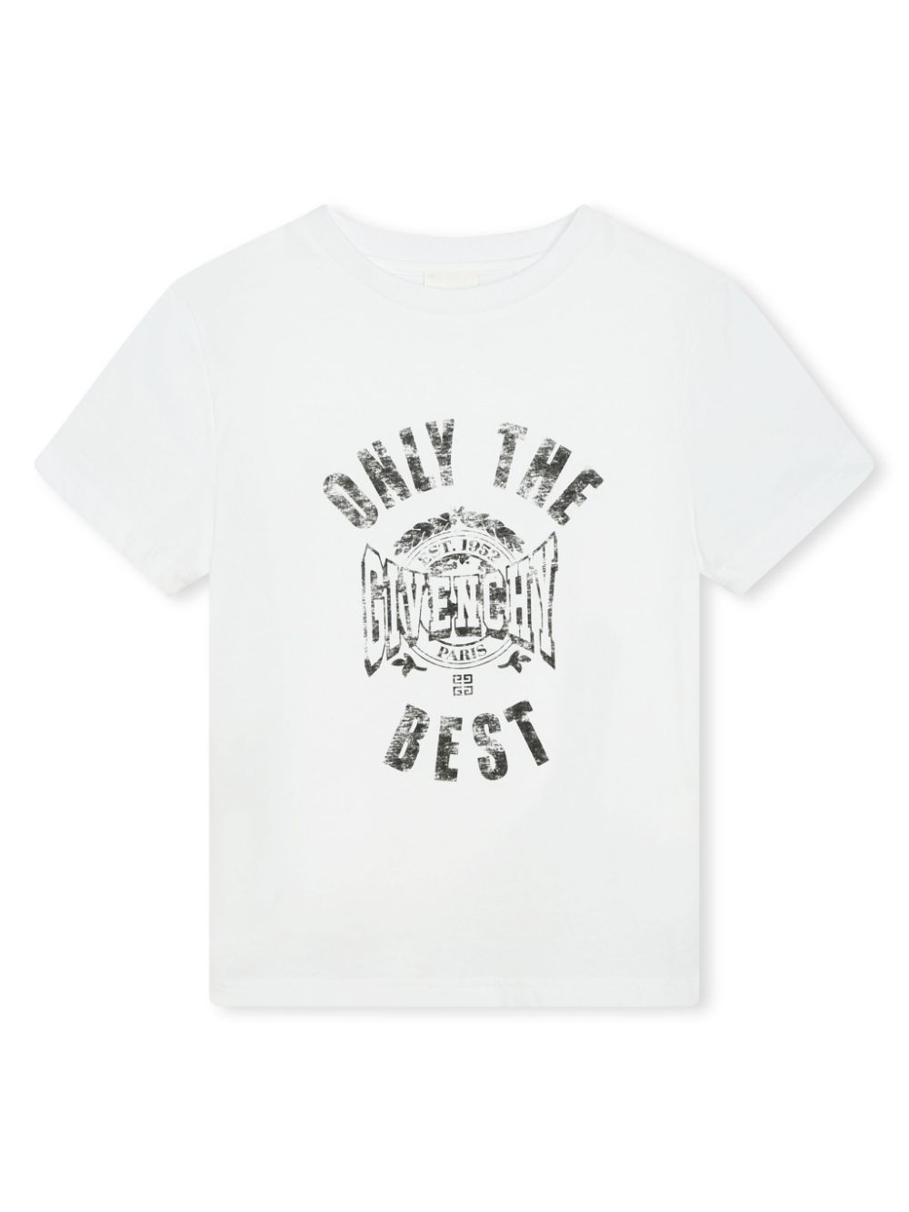 Givenchy Kids T-Shirt aus Bio-Baumwolle mit Logo-Print - Weiß von Givenchy Kids