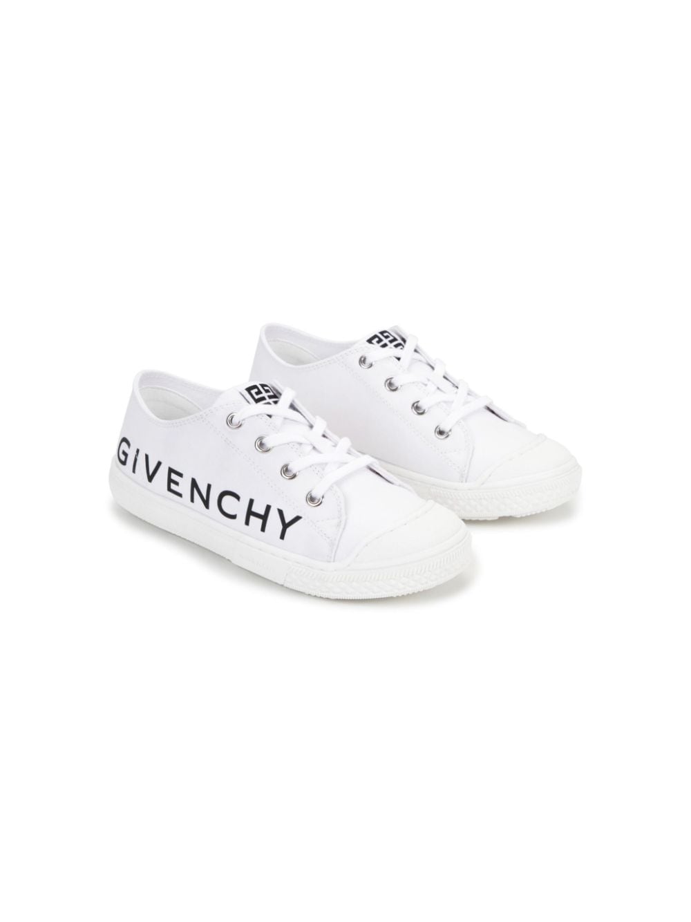 Givenchy Kids Sneakers mit Logo-Print - Weiß von Givenchy Kids