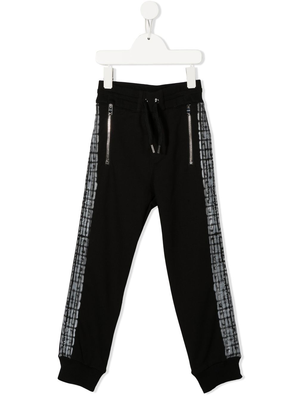 Givenchy Kids Jogginghose mit Logo-Streifen - Schwarz von Givenchy Kids