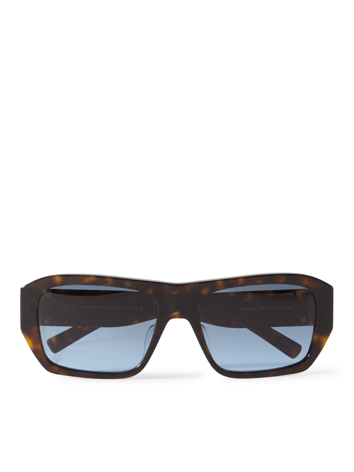 Givenchy - 4G Sun Square-Frame Tortoiseshell Acetate Sunglasses - Men - Tortoiseshell von Givenchy