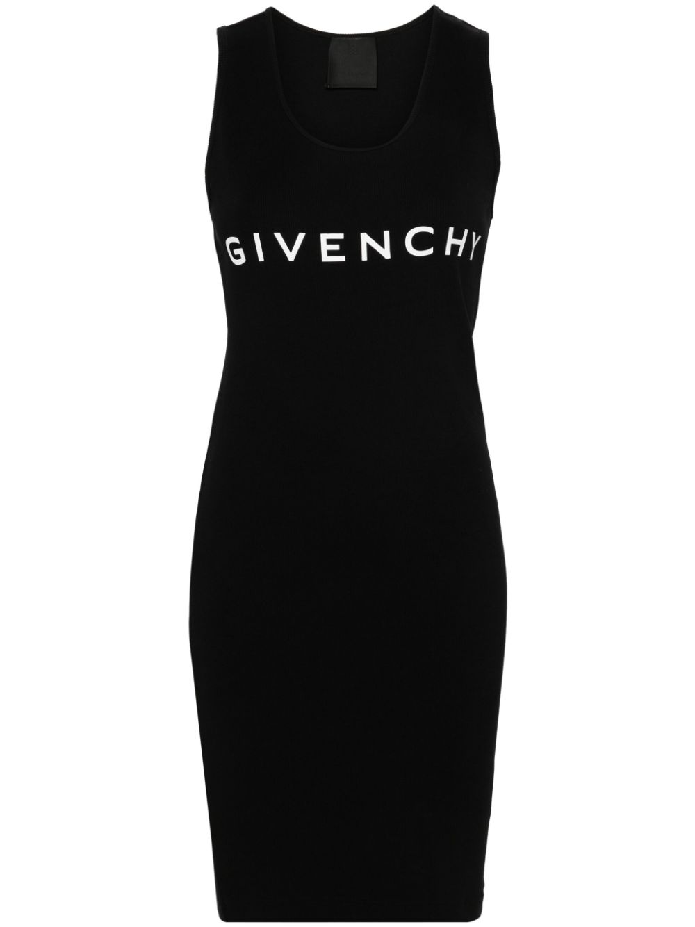 Givenchy Archetype Trägerkleid mit Logo-Print - Schwarz von Givenchy