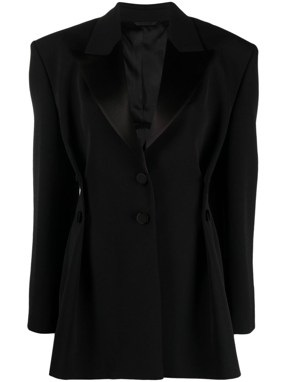 Givenchy Blazer mit Falten - Schwarz von Givenchy