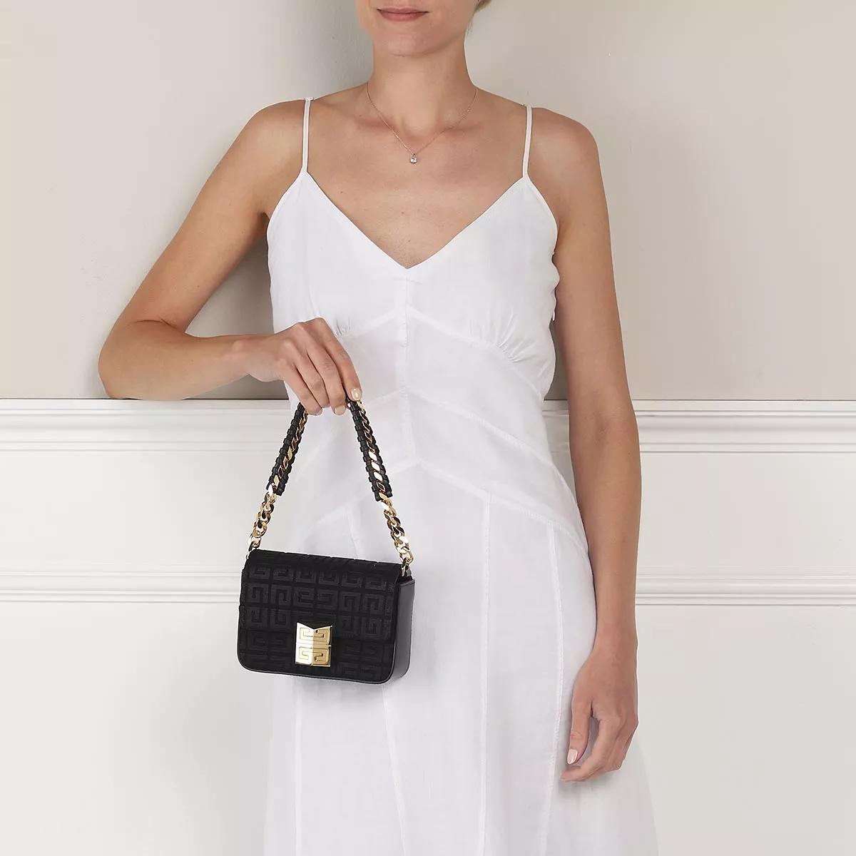 Givenchy Crossbody Bags - Small 4G Bag In 4G Embroidered Canvas - Gr. unisize - in Schwarz - für Damen von Givenchy