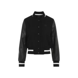 Givenchy Damen Bomberjacke Aus Schwarzer Wollmischung von Givenchy