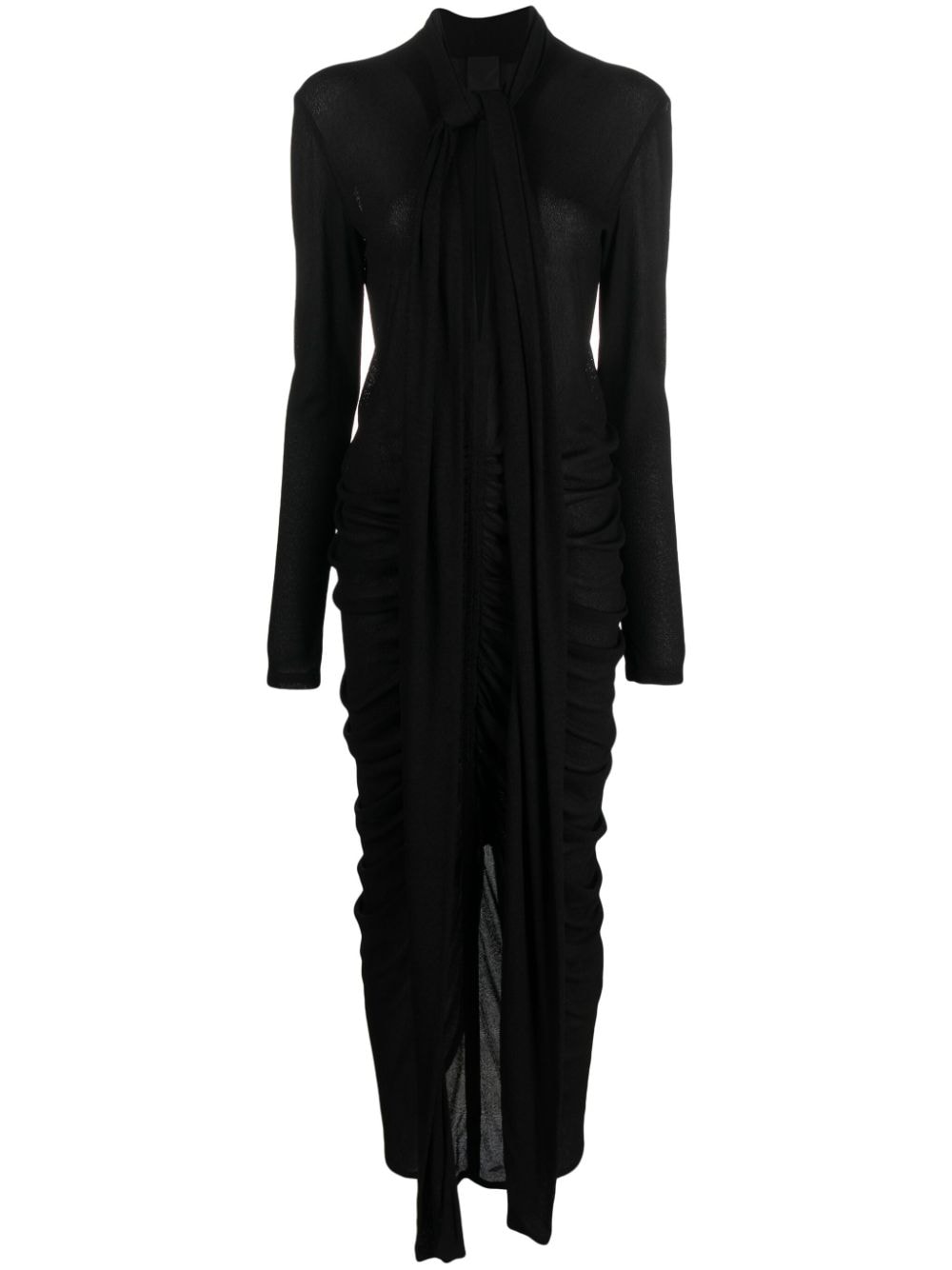 Givenchy Drapiertes Maxikleid - Schwarz von Givenchy