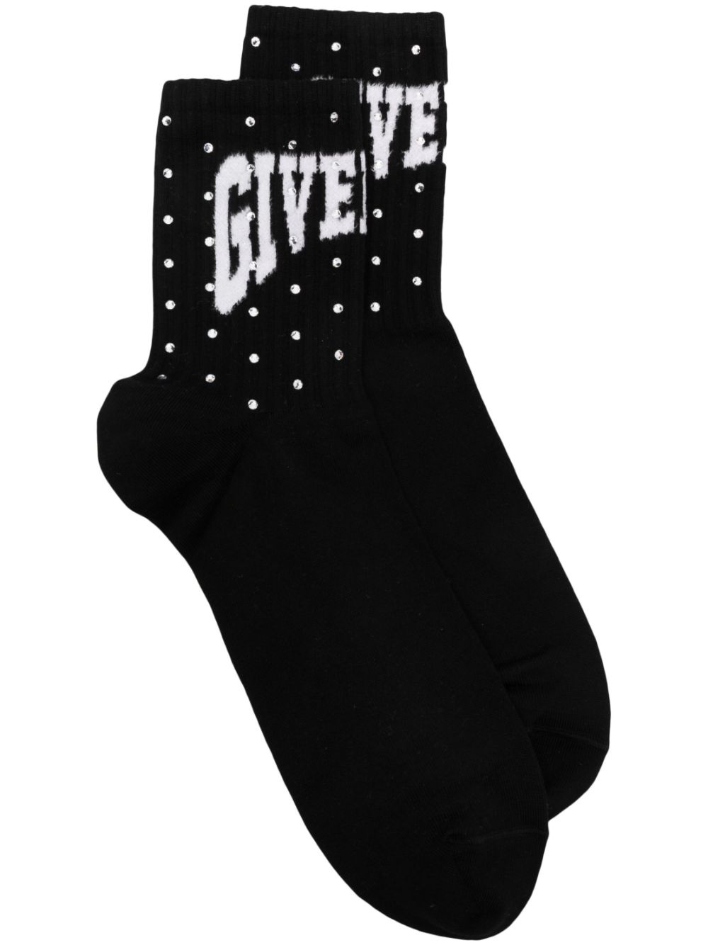 Givenchy Gestrickte Intarsien-Socken - Schwarz von Givenchy