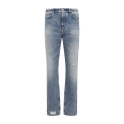 Givenchy Herren Blaue Baumwolljeans Bm51hb5yb6 von Givenchy