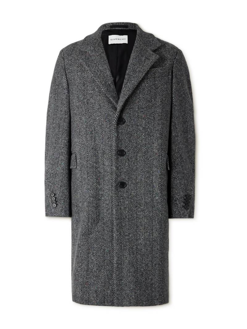 Givenchy - Herringbone Wool-Blend Coat - Men - Gray - IT 48 von Givenchy