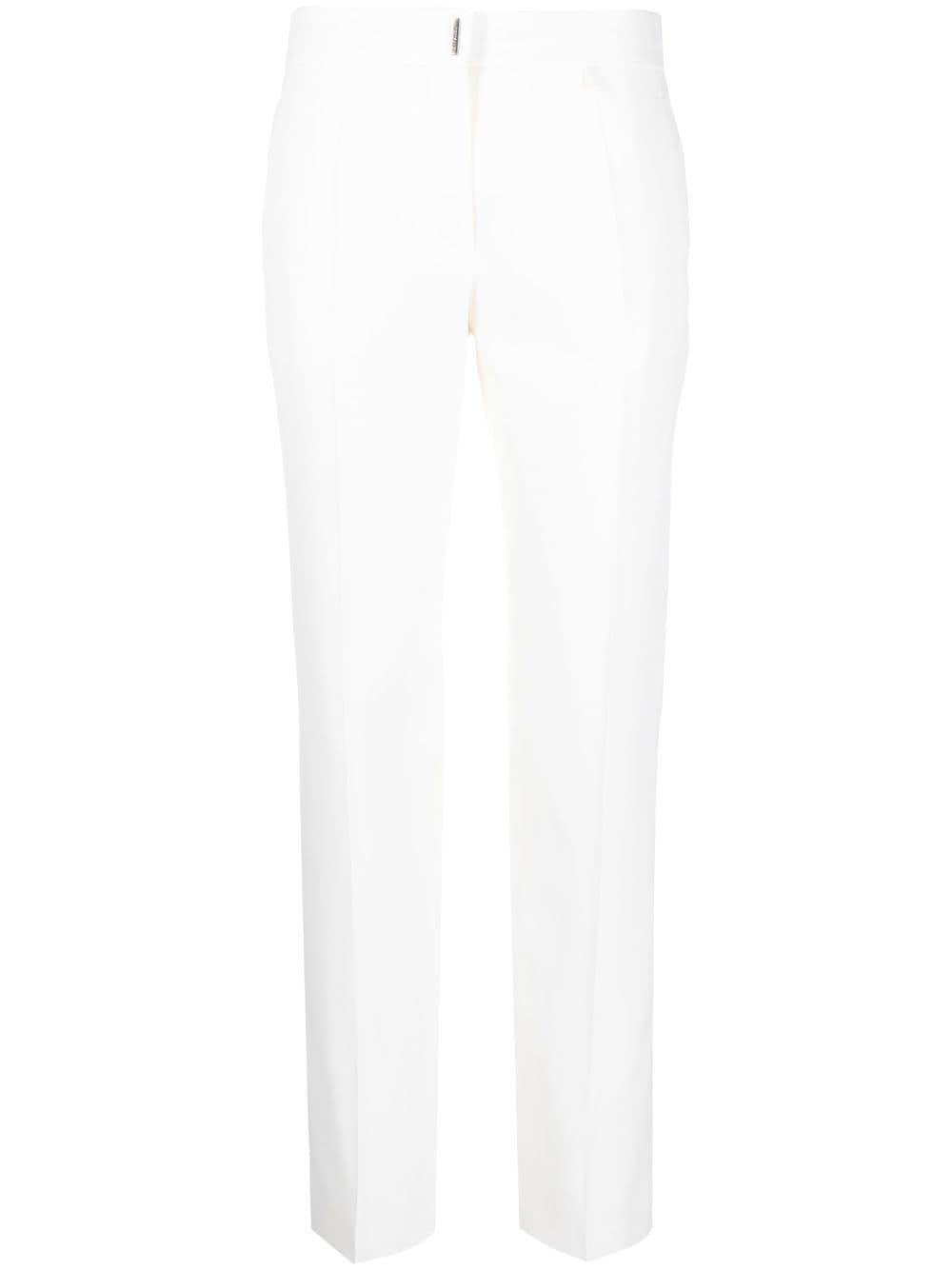 Givenchy Hose mit Logo-Schild - Weiß von Givenchy