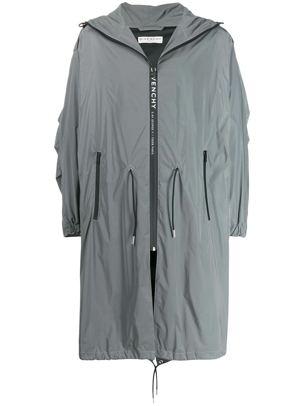 Givenchy Kapuzenparka mit Kordelzug - Grau von Givenchy